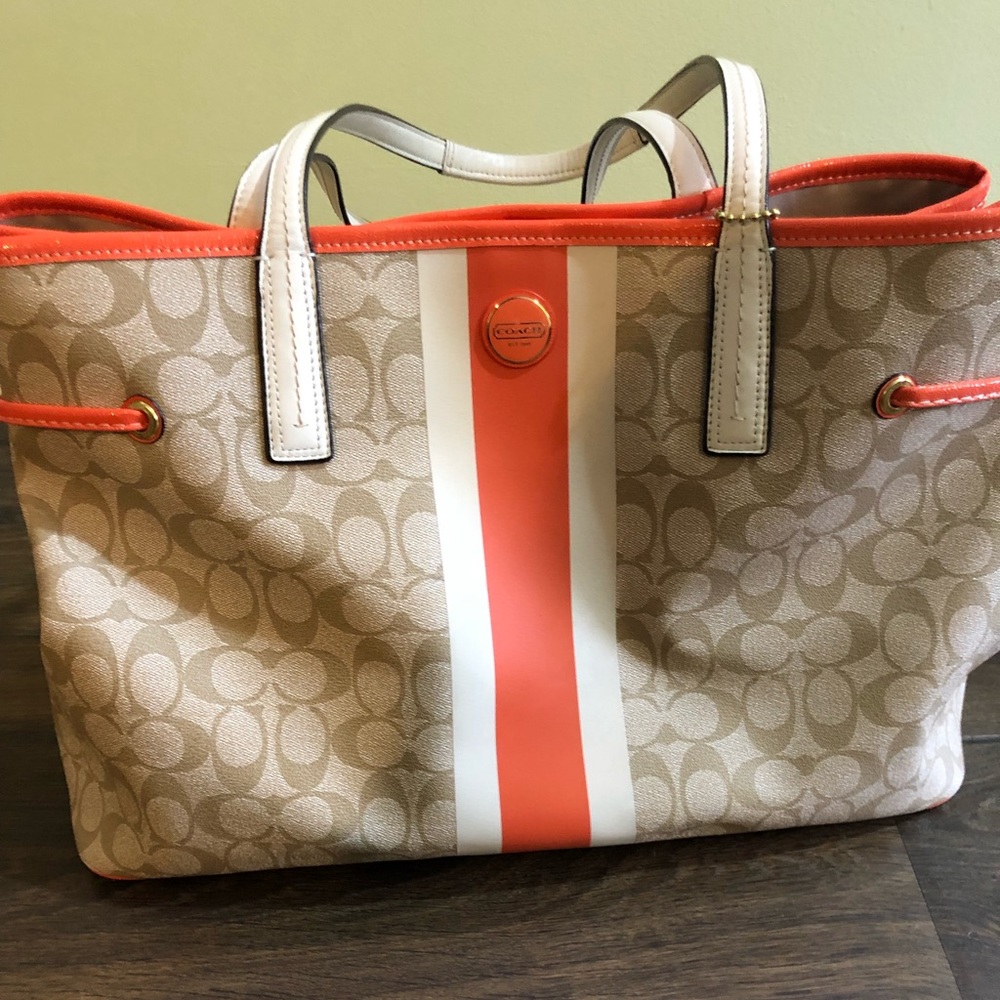 Large Coach tote purse